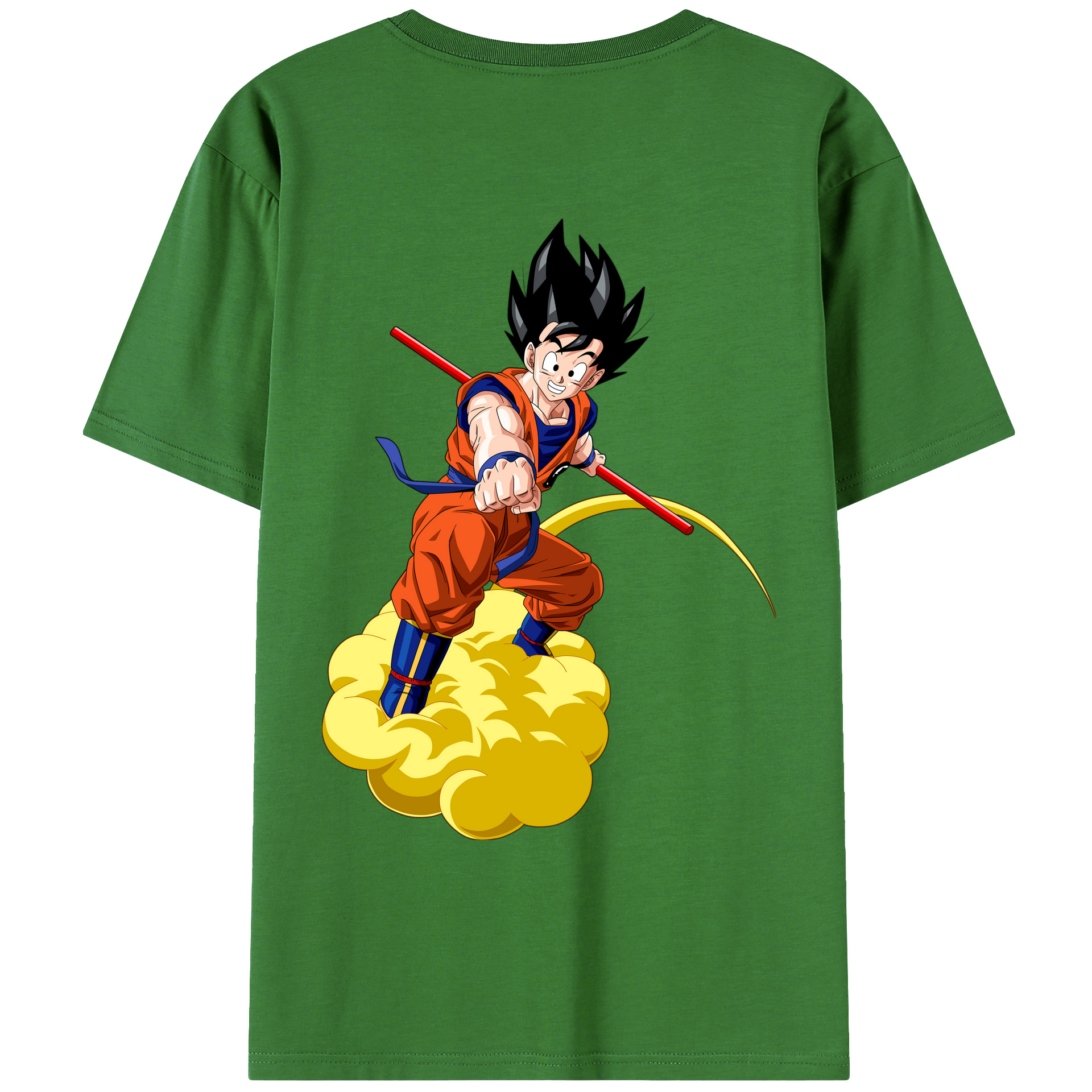 （画像用） ドラゴンボール 孫 悟飯（そんごはん）DRAGON BALL Son Gohan レディース半袖Tシャツ(バックプリント)